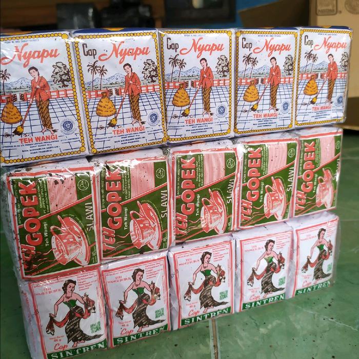 

Teh Gopek Sintren Nyapu isi 30 Pcs/ 3 Press Grosir