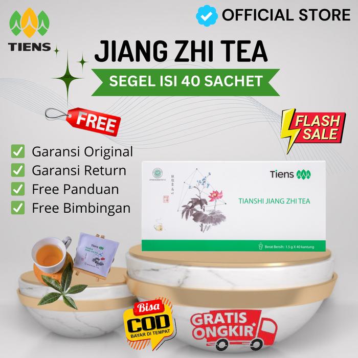 

Jiang Zhi Tea Tiens Original Bpom 1 Box 40 Sachet