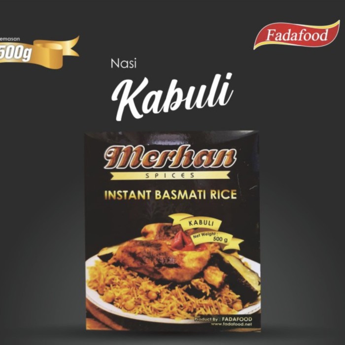 

Lezat- MERHAN Paket Nasi Kebuli Kabuli Beras Basmati Bumbu Kering Kabuli Ins