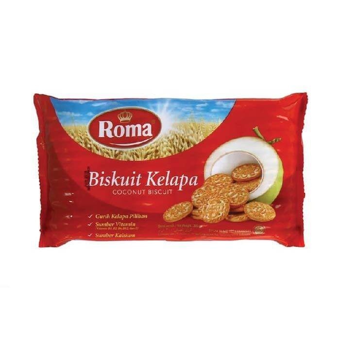 

Roma Kelapa 300g kemasan 1 pak isi 7 pcs