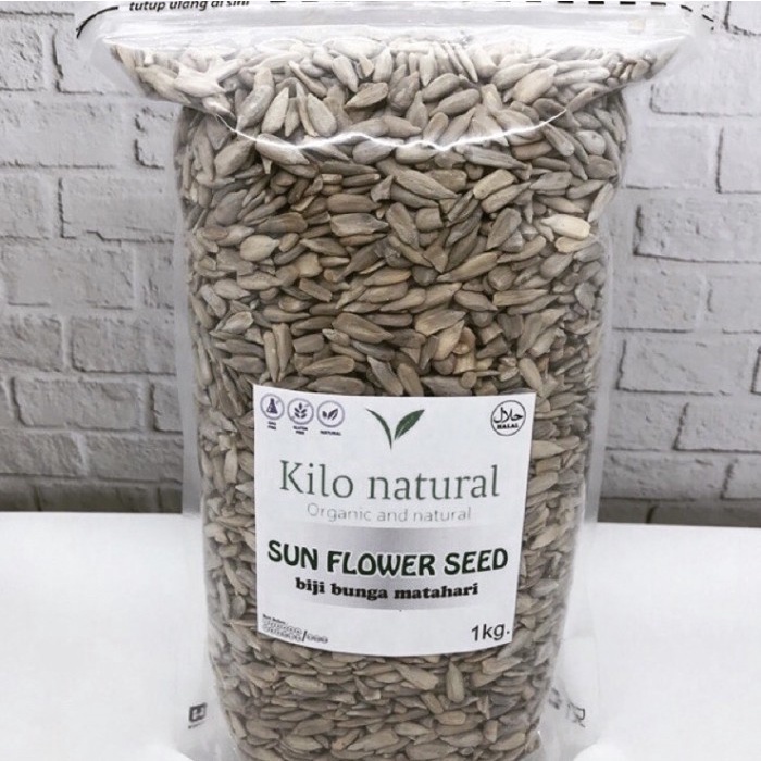 

raw sunflower seed 1 kg / biji bunga matahari mentah 1 kg / kwaci