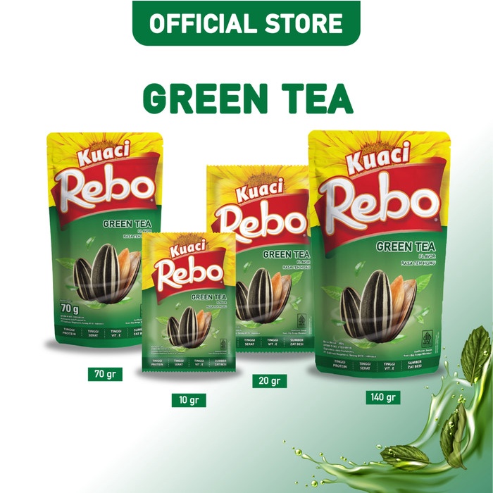 

Rebo Kuaci x One Piece Bundling 6 PCS - Rasa Original, Green Tea, Caramel & Coconut 140 Gram & Milk