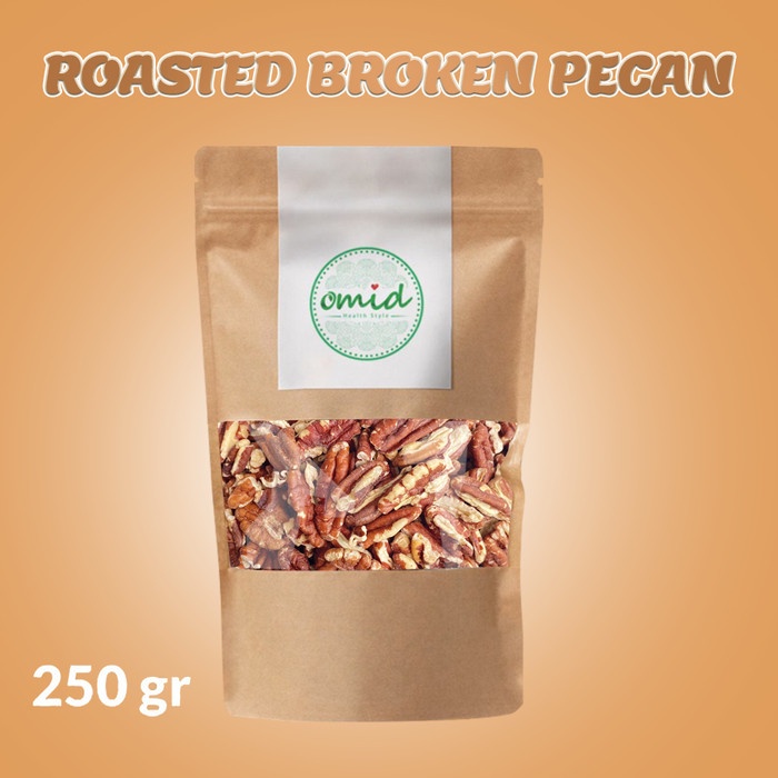 

250g - Roasted Broken Pecan Nut Kacang Pecan Pecah Panggang