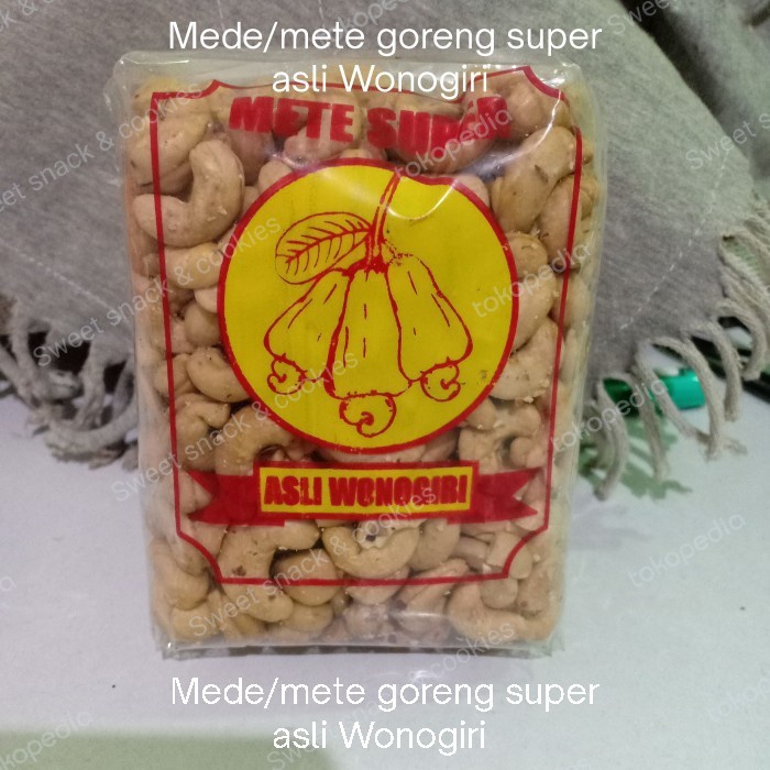 

Kacang mete /mede super, asli Wonogiri,matang 500gr