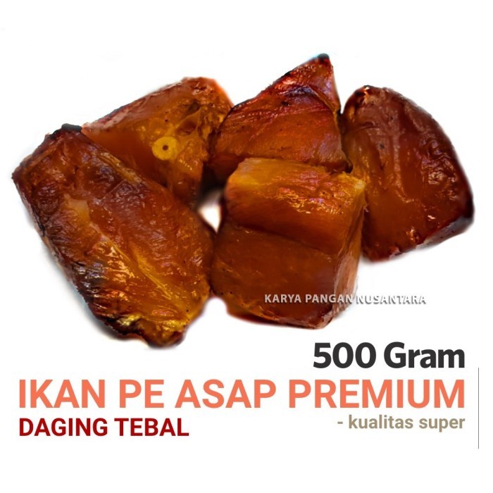 

(GoodSeller) Ikan Pe Asap 500 Gram - Ikan Pari Asap - Iwak Pe Kualitas Super