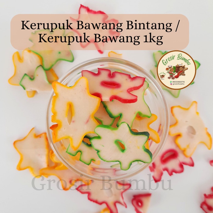 

Kerupuk Bawang Bintang / Kerupuk Bawang 1kg
