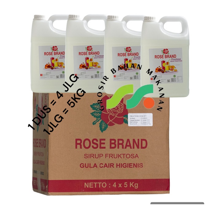 

GULA CAIR ROSEBRAND-SIRUP FRUCTOSA 5KG PER DUS