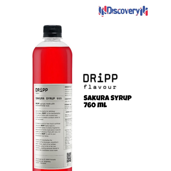 

DRiPP Syrup - Sirup Sakura 760 ml
