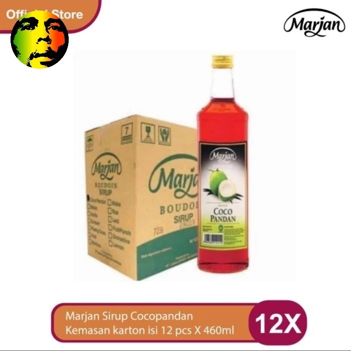 

Marjan syrup cocopandan 460ml x 12 (karton)