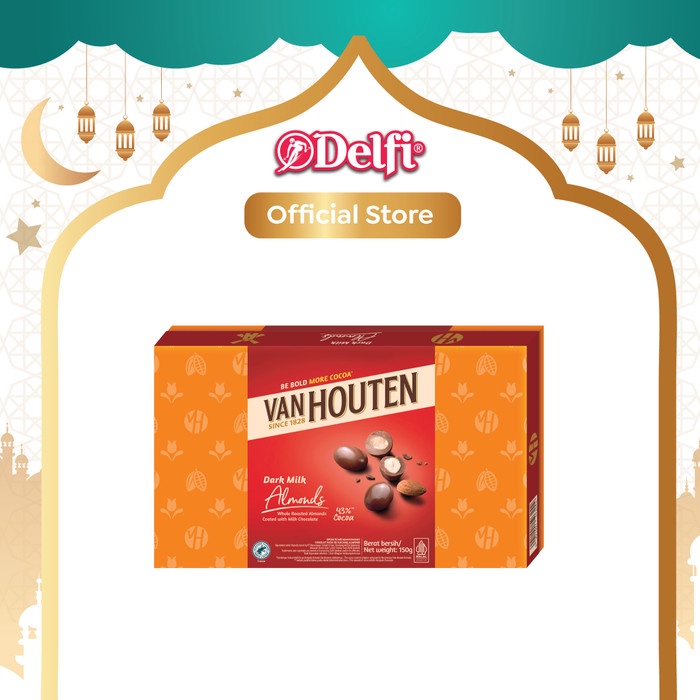 

Van Houten Chocolate Almond Box Dragees Ramadhan 150 g