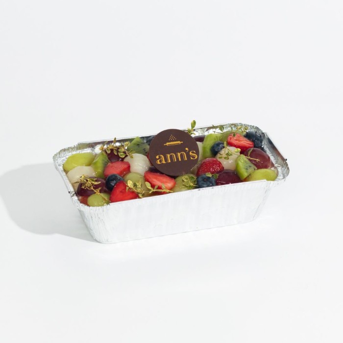 

Milky Fruit & Almond Pudding - Ann's Cold Dessert Creations