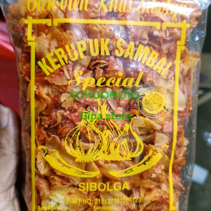 

kerupuk sambal special sibolga 250gram