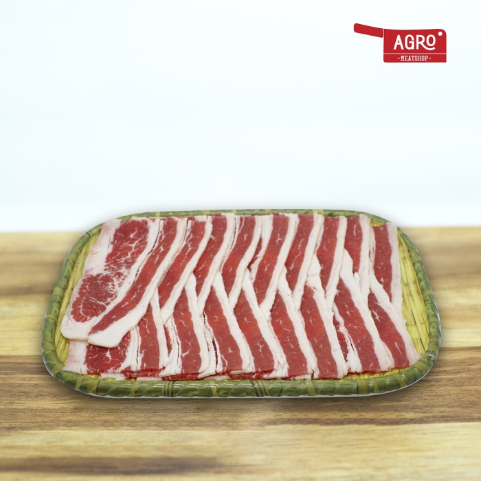 

Lezat- Daging Slice Shortplate / Beef Slice BBQ - Suki - Shabu - Teriyaki
