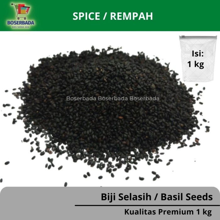 

Biji Selasih / Basil Seeds 1 KG I Premium