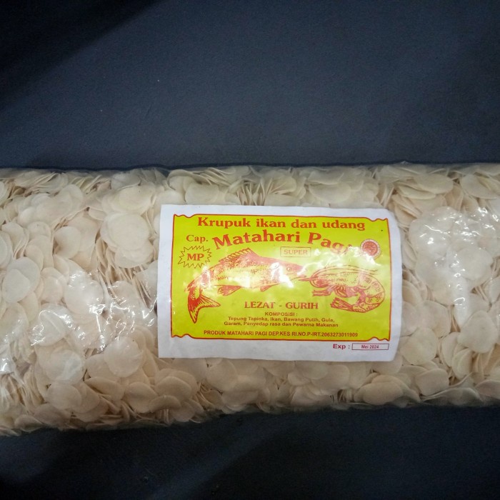 

kerupuk matahari pagi putih 1 bal