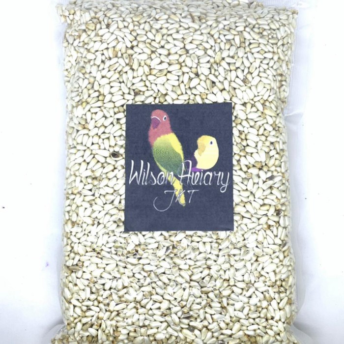 

Biji Kuaci Putih Safflower Kwaci Putih Kemasan Vacuum 800gr