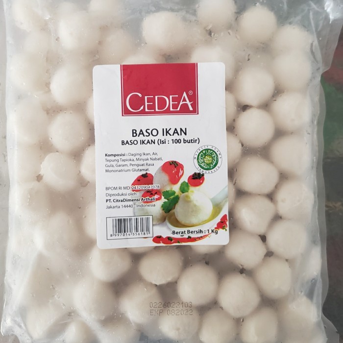 

Lezat- Cedea Baso Ikan 1kg (100 pcs)
