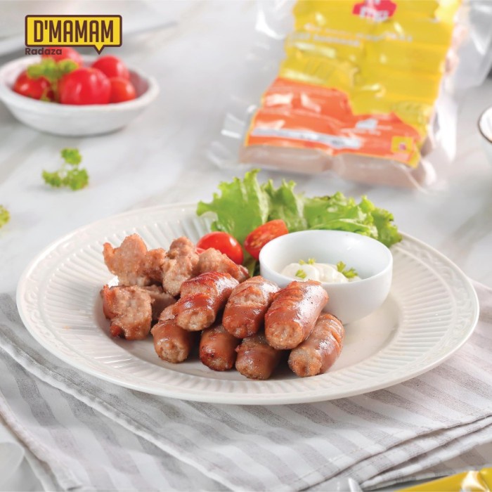 

Lezat- D'MAMAM Beef Sausage Original/ Sosis Sapi/ NO MSG/GLUTEN FREE 200gram