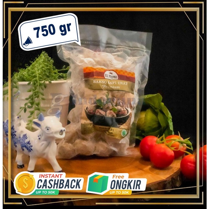 

Lezat- Bakso Sapi Urat Premium El Primo 750 gram