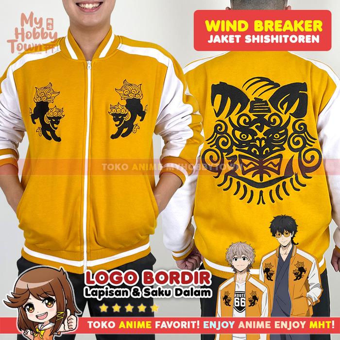 Jaket Sukajan Cosplay Anime WIND BREAKER Shishitoren Jacket Choji Tomiyama Jo Togame Kota Sako