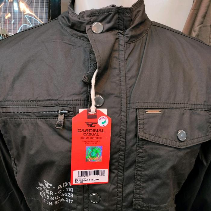 PROMO Jaket Casual CARDINAL Katun Garansi Original EAJAR344