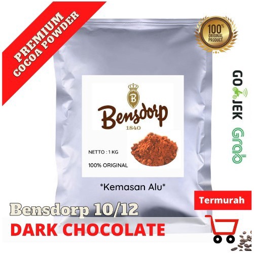 

COKLAT BUBUK BENSDORP 500 G / 1 KG PURE COCOA POWDER 100% ORI