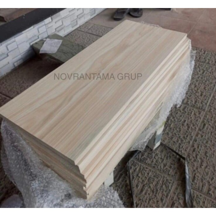 PAPAN PINUS JATI BELANDA AMPLAS HALUS TEBAL 3CM 70X50 CM , PAPAN JATI BELANDA