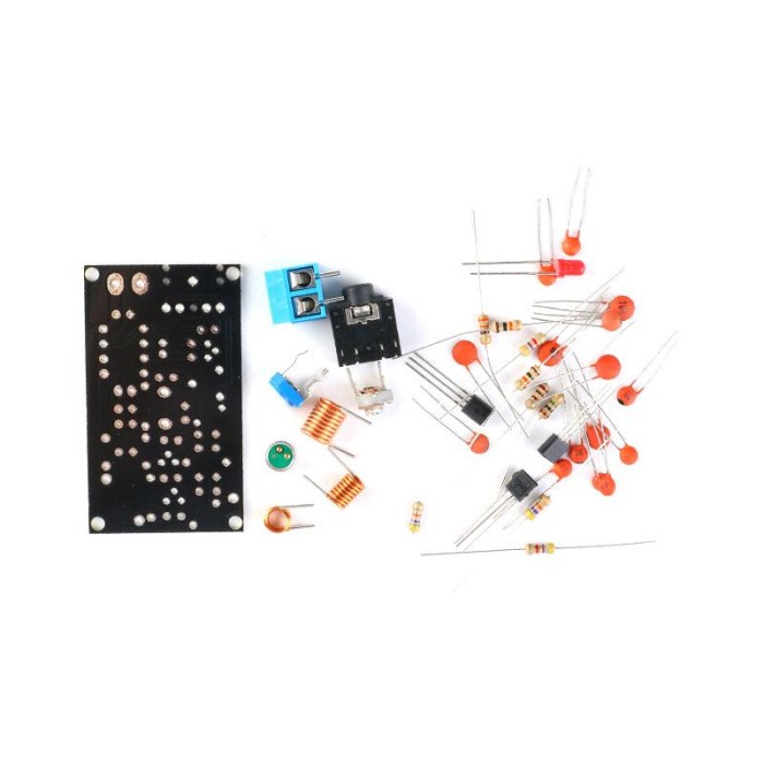 Authentic - Diy Kit Pemancar Radio Fm Wireless Mic 85-115Mhz Transmitter 100M-1Km
