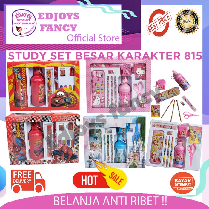 

Paket alat tulis mewah Kado ulang tahun anak komplit karakter 815