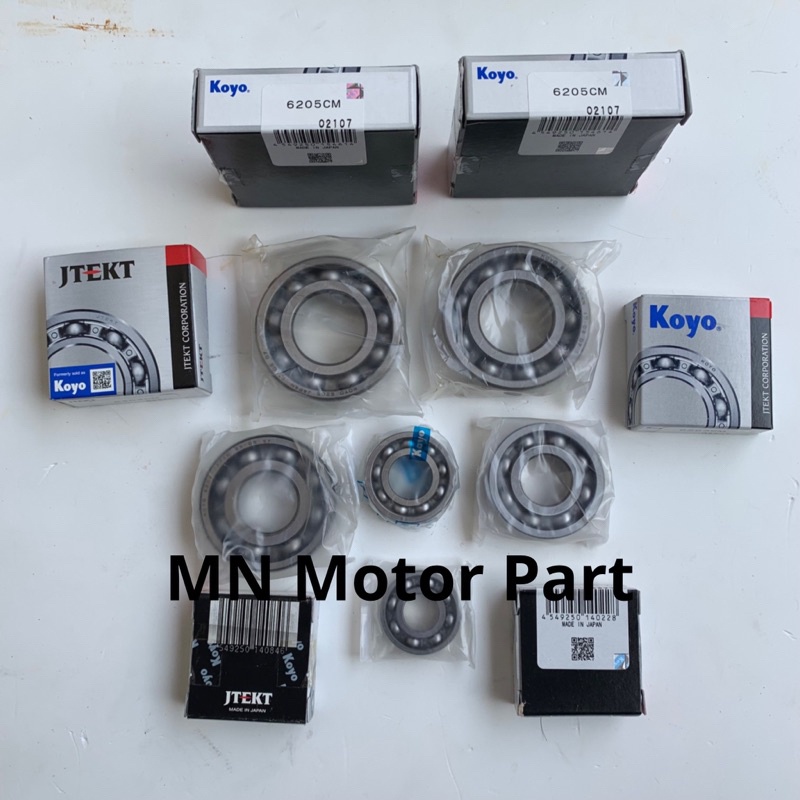 Bearing Laher Mesin Kruk As Rasio Komplit Fizr F1zr Force Original Koyo Japan