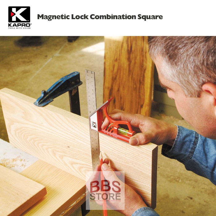 

TERLARIS Penggaris Magnetic Lock Combination Square 325 KAPRO