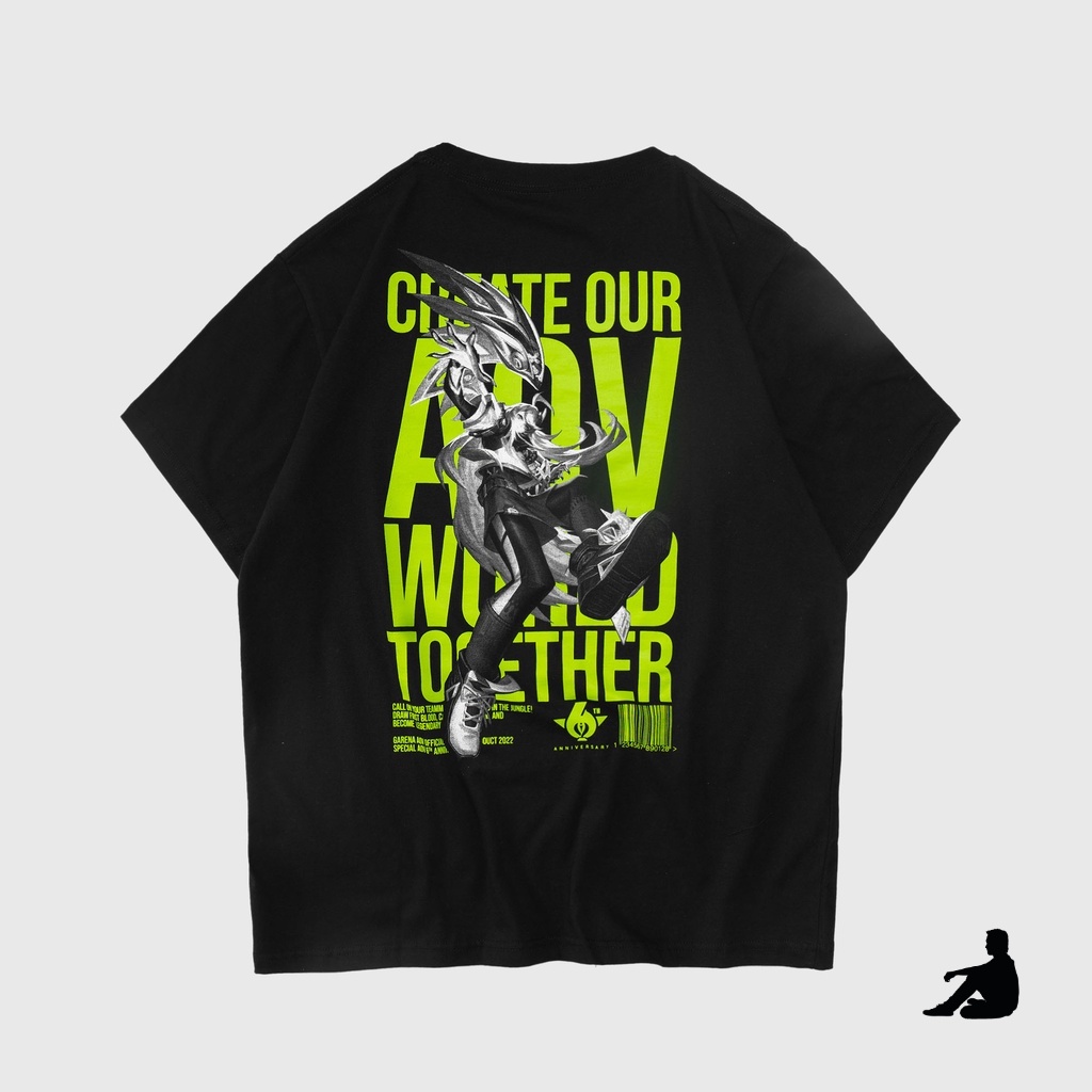 【Ori】Wellborn x AOV T-Shirt Black