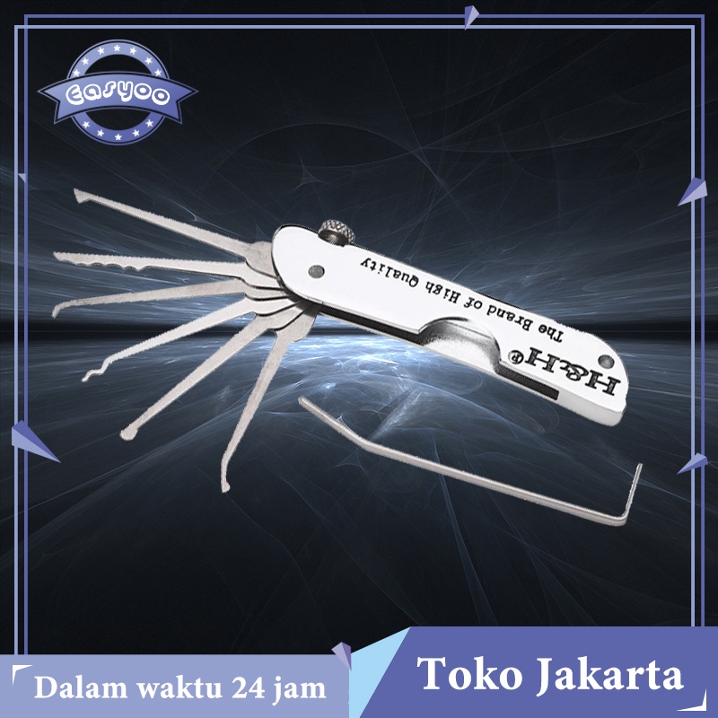 SET ALAT PEMBUKA KUNCI GEMBOK PINTU DARURAT LOCKSMITH TOOLS LOCK PICK