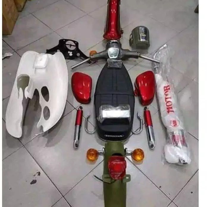 PAKET HEMAT BODY HONDA C70 ORIGINAL
