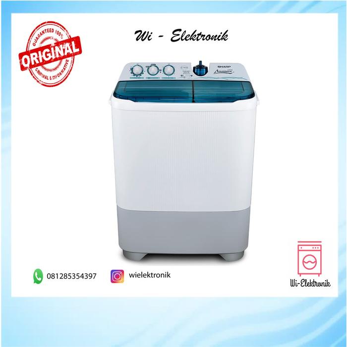 Mesin Cuci 2 Tabung Sharp ES-T85CR-BK/VK/PK