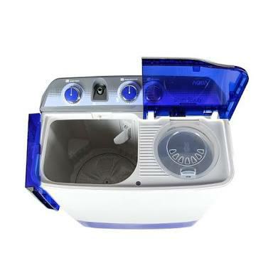 Mesin Cuci 2 Tabung Sanyo Aqua 780XT. 7KG HIJAB SERIES.