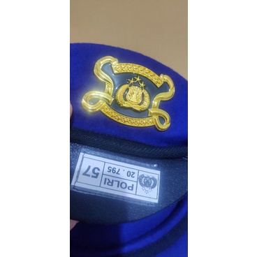 JaminanBaru- baret polair - baret biru airud
