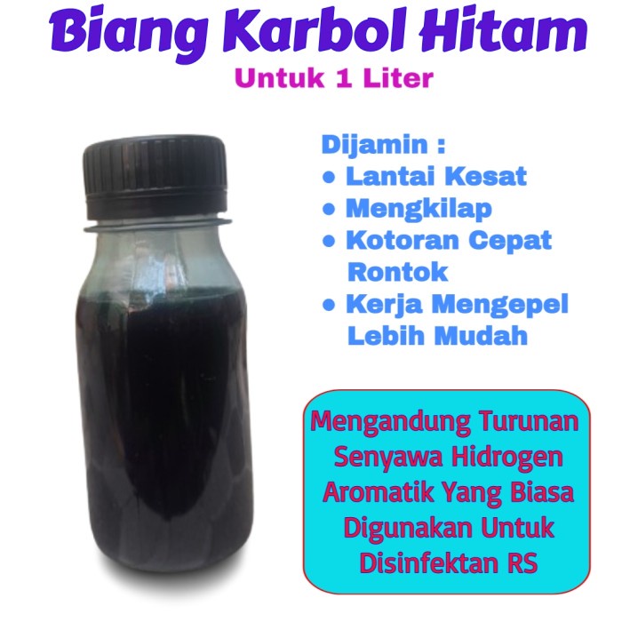 JTTOP" BIANG KARBOL HITAM, KARBOL RUMAH SAKIT