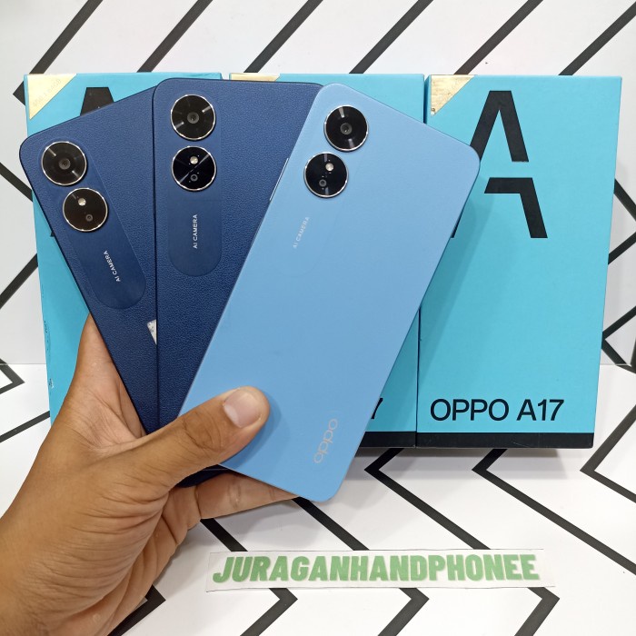 Oppo A17 Ram 4GB Internal 64GB 4/64 Hp Second Seken Bekas Bergaransi *
