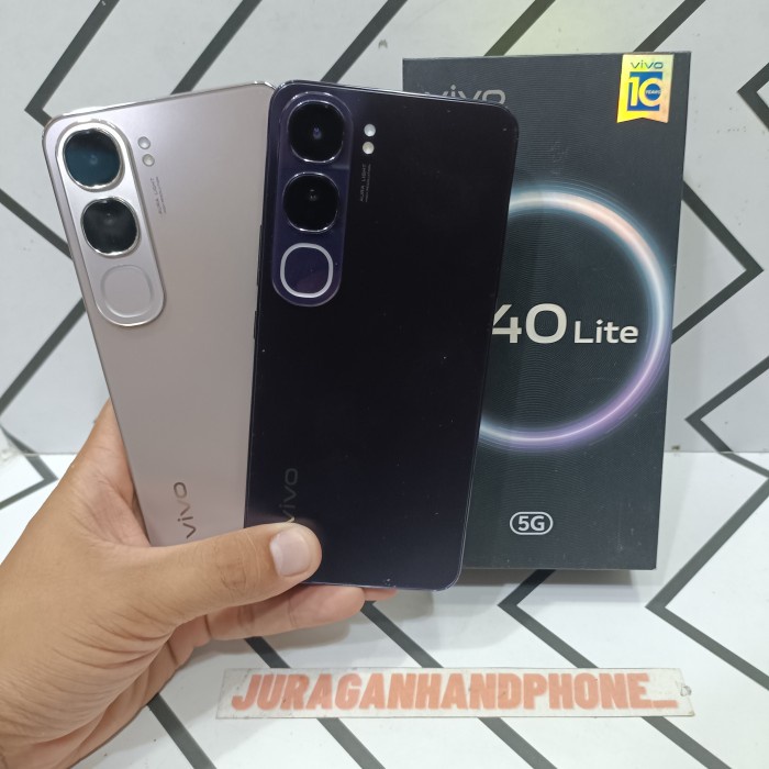 VIVO V40 LITE 5G 12/512GB 8/256GB HP BEKAS SECOND FULLSET *