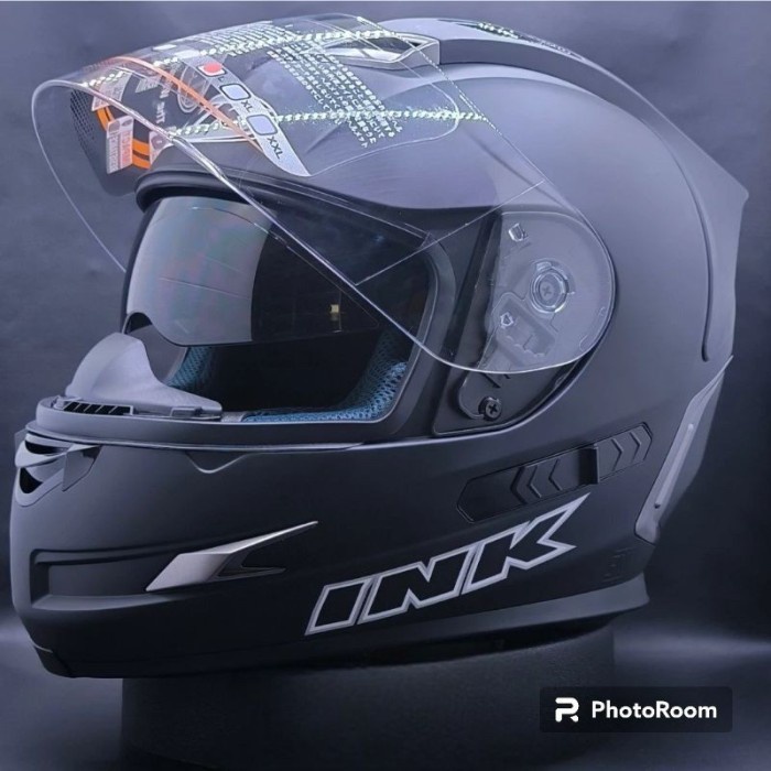 Helm Ink Stealth Double Visor Full Face Original 100% Ink Viral