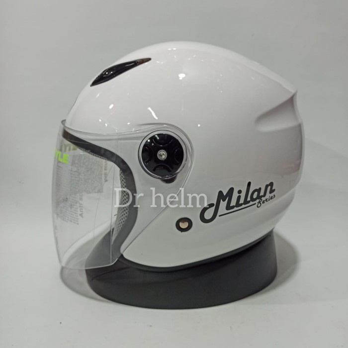 Helm Bmc Milan Polos Putih