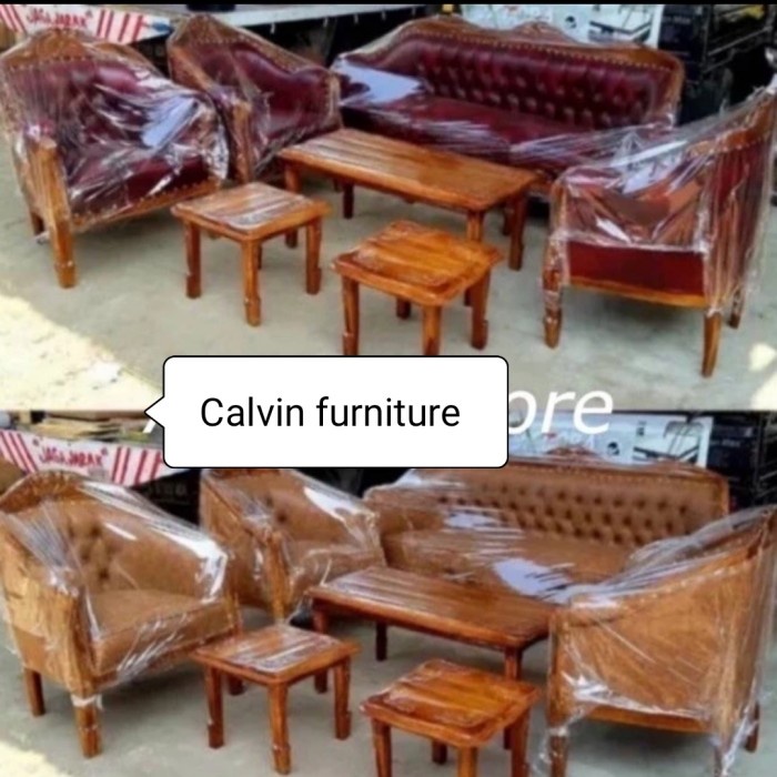 TERLARIS SOFA JATI LOUIS 3111+MEJA(PROMO) Furniture