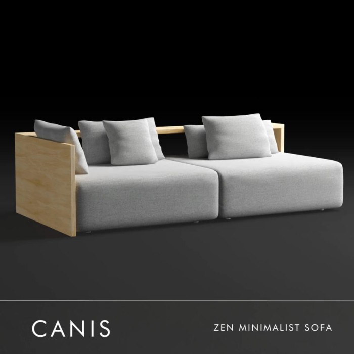 TERLARIS CANIS - Sofa Minimalis 3 Seater XIONCO
