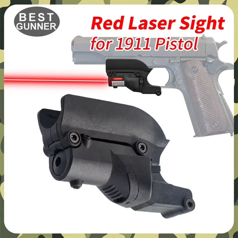 NEW PPT Tactical Red Dot Laser Sight for Colt 1911 Pistol Handgun Hunting Accessories 4.95mW Class I