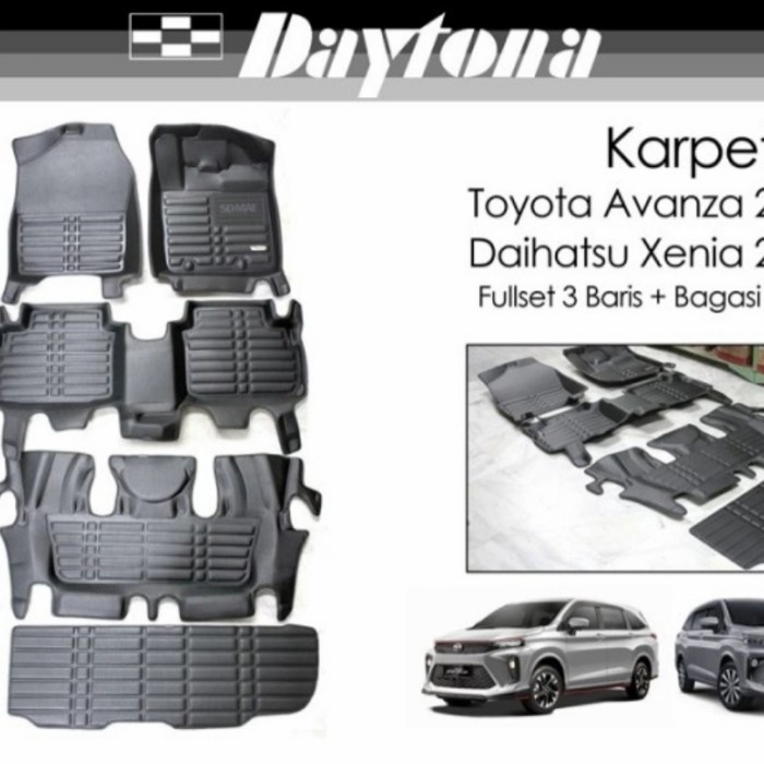 Daytona Karpet 5D Mobil Toyota Avanza / Karpet Mobil 5D Veloz 2022