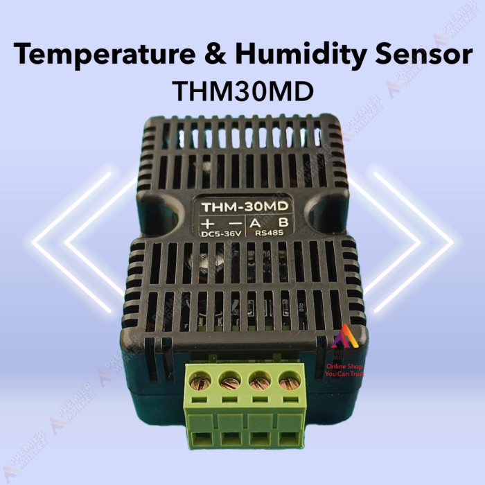READY STOK Temperature & Humidity Sensor THM30MD Modbus Sensor Suhu Kelembapan