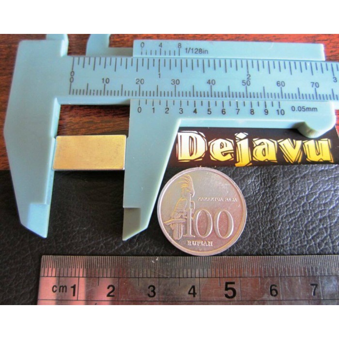 (GoodSeller) Magnet Kotak Batang Neodymium Silver Super Kuat