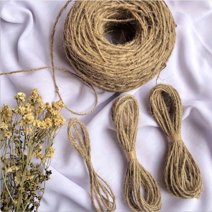 

(GoodSeller) Tali Rami / Goni ukuran 3 PLY Panjang 50 Meter Tali Goni Gulungan