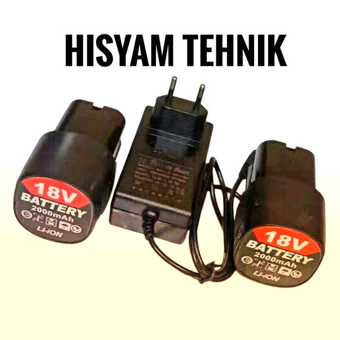 BATERAI MESIN BOR CORDLESS 18V JLD MAILTHANK BATRE 18V LI-ION LAXTON DAGMARA